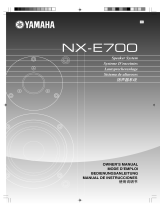 Yamaha NX-E700 Bruksanvisning