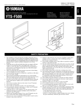Yamaha YTS-F500 Användarmanual