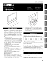 Yamaha YTS-T500 Användarmanual