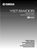 Yamaha YST-SW005 Bruksanvisning