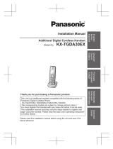 Panasonic KXTGDA30EX Bruksanvisningar