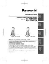 Panasonic KXTGHA20EX Bruksanvisningar