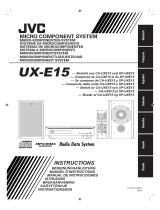 JVC CA-UXE15 Användarmanual