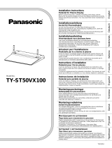 Panasonic TV Mount TY-ST50VX100 Användarmanual