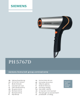 Siemens PH5767D/01 Användarmanual