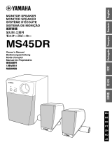 Yamaha MS45DR Bruksanvisning