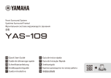Yamaha YAS-109 Barre de son noire Användarmanual