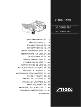 Stiga Park 110C Pro Electrical Cutting Deck Bruksanvisningar