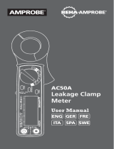 Amprobe AC50A Leakage Clamp Meter Användarmanual