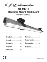 Schumacher SL197U 15-LED Rechargeable Magnetic Work Light Bruksanvisning