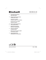EINHELL GE-CM 43 Li M Kit (2x4,0Ah) Bruksanvisning