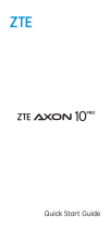 ZTE Axon 10 pro 5G Snabbstartsguide