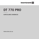 Beyerdynamic DT 770 PRO Black Edition, 80 Ohms Användarmanual