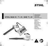 STIHL BGE 61, 71, 81, SHE 71, 81 Bruksanvisning