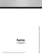 Hama 89052200 Bruksanvisning