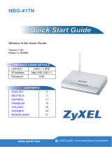 ZyXEL NBG-417N Snabbstartsguide