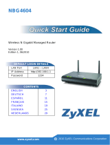 ZyXEL NBG4604 Bruksanvisning