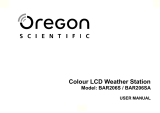 Oregon Scientific wireless weather station Användarmanual