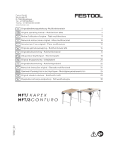 Festool MFT/3 Conturo-AP Bruksanvisningar