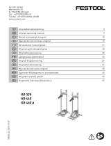 Festool GD 320 Användarmanual