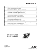 Festool ETS EC 150/3 EQ-Plus Bruksanvisningar