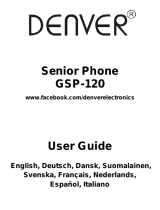 Denver GSP-120 Användarmanual