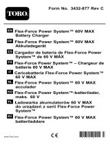 Toro Flex-Force Power System 60V MAX Battery Charger Användarmanual