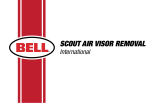 Bell Scout Air Visor Removal Användarmanual
