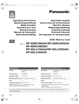 Panasonic RP-SDRC08GSK Användarmanual