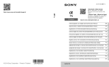 Sony Alpha A7S Body Användarmanual