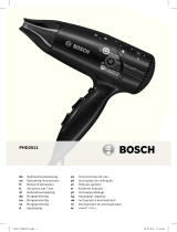 Bosch StarShine Dry&Style PHD2511B Användarmanual