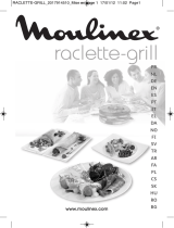 Moulinex RACLETTE CUBE GRIL Bruksanvisning