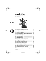 Metabo Electromagnet. Drill Stand M100 Bruksanvisningar