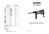 Metabo B 710 AC/DC Bruksanvisningar