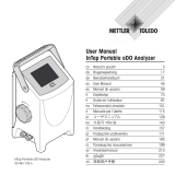 Mettler Toledo InTap Portable oDO Analyzer Användarmanual