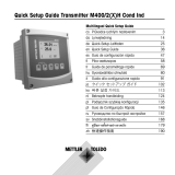 Mettler Toledo Transmitter M400/2XH Cond Ind Bruksanvisningar