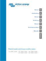 Victron energy Phoenix Inverter 3k 5k 230V (firmware xxxx4xx) Bruksanvisning