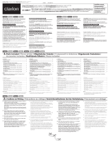 Clarion CC2001F Installationsguide