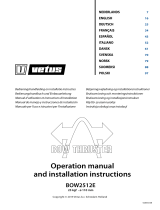 Vetus BOW2512E Installationsguide