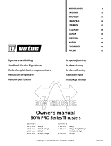 Vetus BOWPRO A/ BOWPRO B Användarmanual