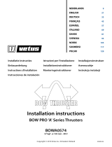 Vetus BOWA0574 Installationsguide