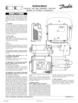 Danfoss Electronic Unit Type 105N4001, 198-254V 50-60Hz for TLV/NLV Compressors Installationsguide