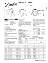 Danfoss KSV 1100 Användarmanual