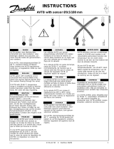 Danfoss AVTB, sensor Ø9.5/180 mm Installationsguide