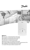 Danfoss CF-RS Standard Room Thermostat Installationsguide