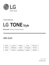 LG HBS-SL6S Användarmanual