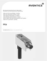 AVENTICS Vacuum/pressure switch PE6, 3-pin Bruksanvisning