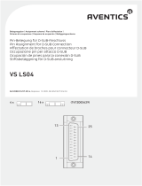 AVENTICS Series LS04 Pin Assignment for D-SUB Connection 4x - 16x Assembly Instructions