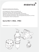 AVENTICS , Pressure regulator, filter pressure regulator, series MU1 Bruksanvisningar
