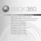 Microsoft Xbox 360 Cable audio vidéo péritel Användarguide